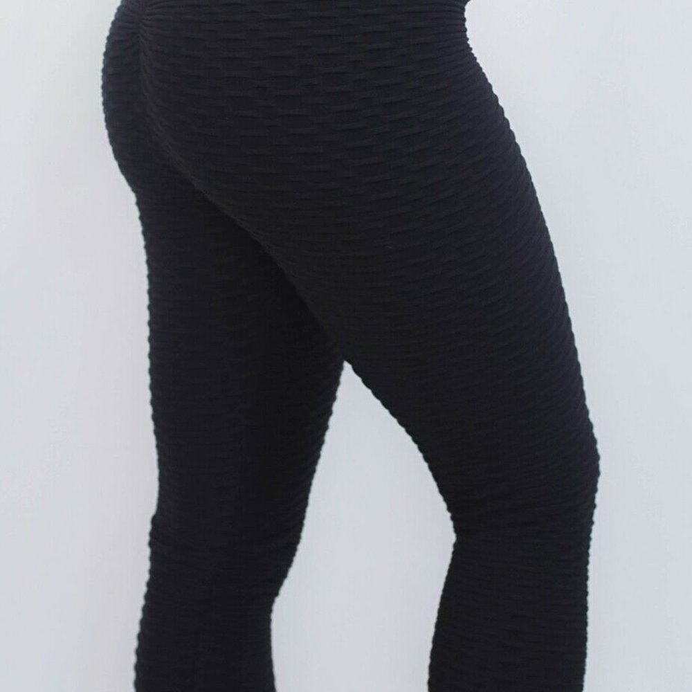 CLOSEOUT. (Final $$$)Women's Anti-Cellulite Yoga Pants - Picture 2 of 4